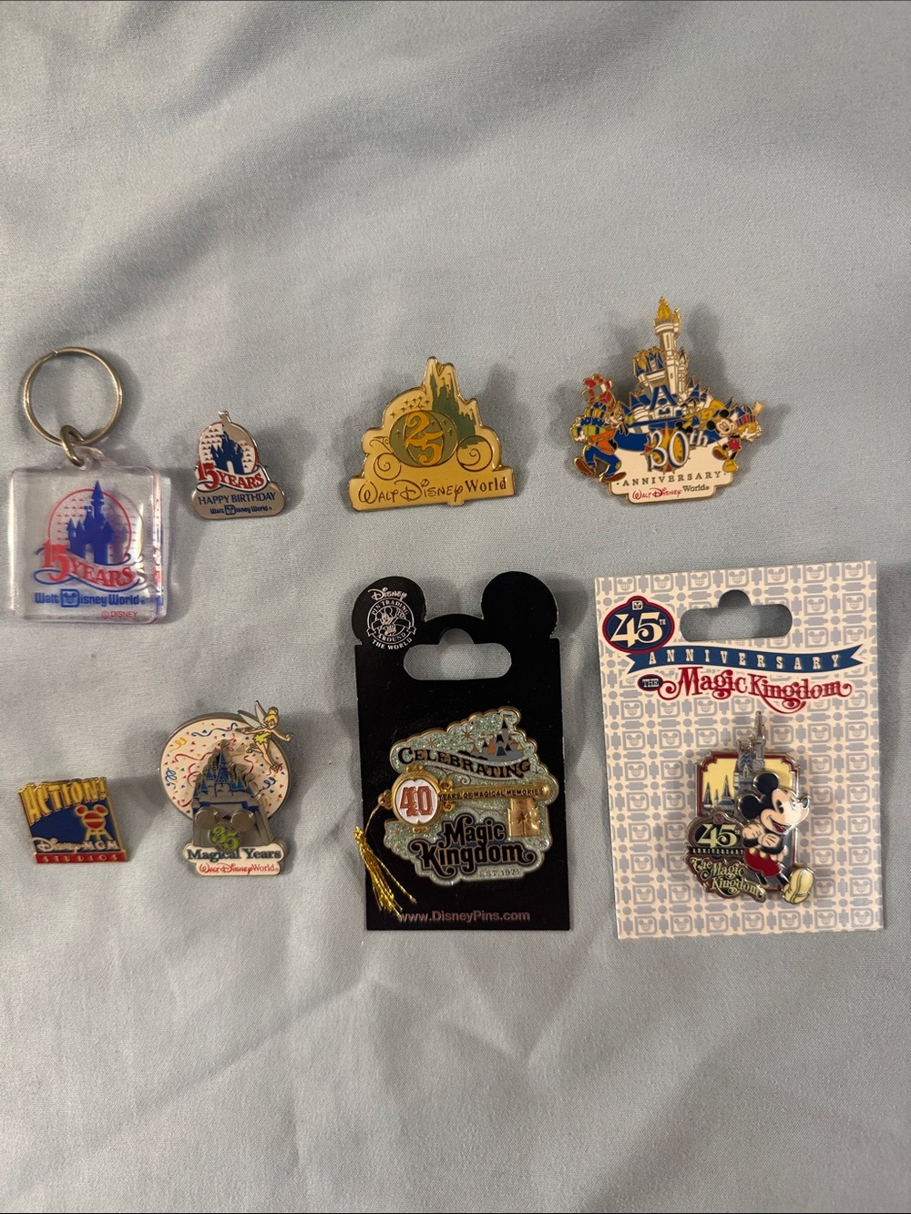 Disney Vintage Trading Pins, Magic Kingdom, MGM Studios